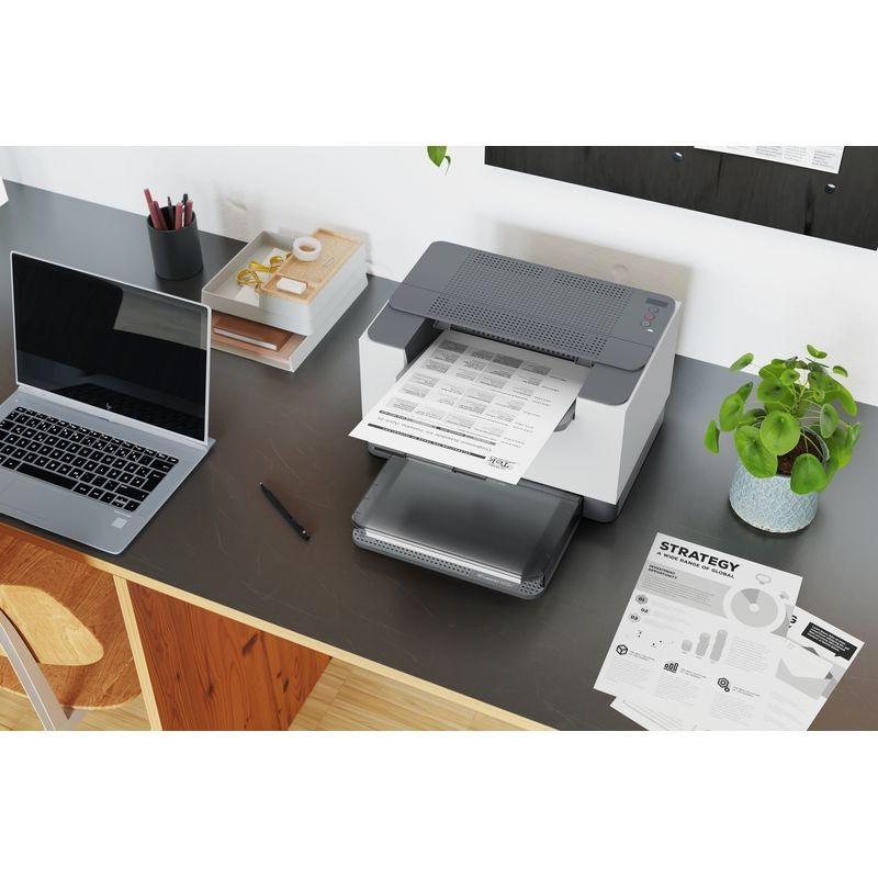 Adaptable HP LaserJet M209d Laser Noir et Blanc WiFi Blanc - Imprimante laser