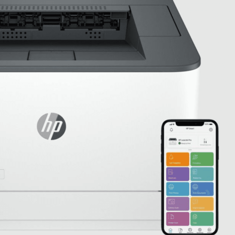 Impresora láser HP LaserJet Pro 3002dn con aplicación HP Smart