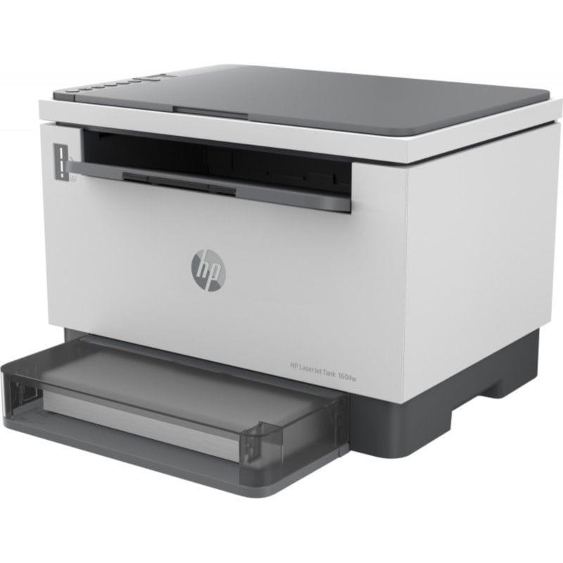 Perspectiva da Impressora multifuncional HP LaserJet Tank 1604w