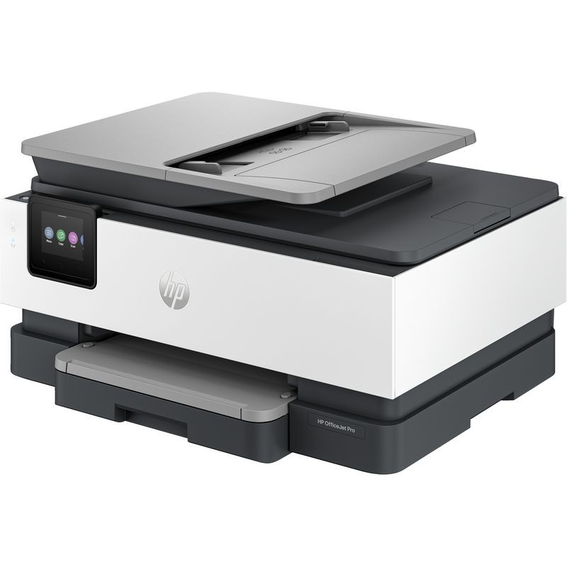 Frontal de HP OfficeJet Pro 8122e Tinta A color Copia Escaneo Blanco - Impresora multifunción