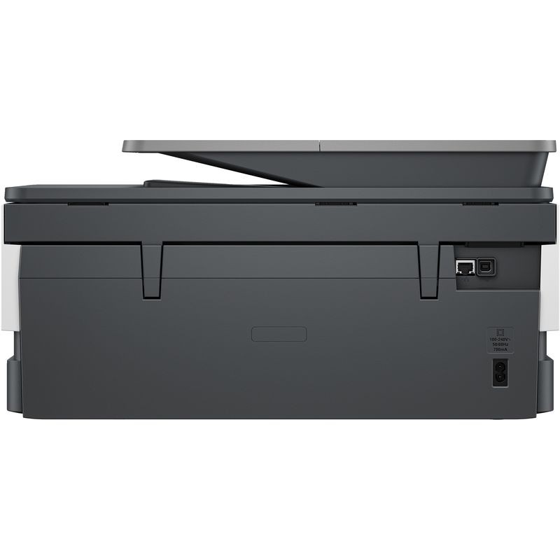 Trasera de HP OfficeJet Pro 8122e Tinta A color Copia Escaneo Blanco - Impresora multifunción