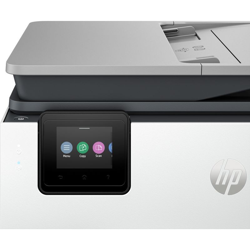Pantalla de HP OfficeJet Pro 8122e Tinta A color Copia Escaneo Blanco - Impresora multifunción