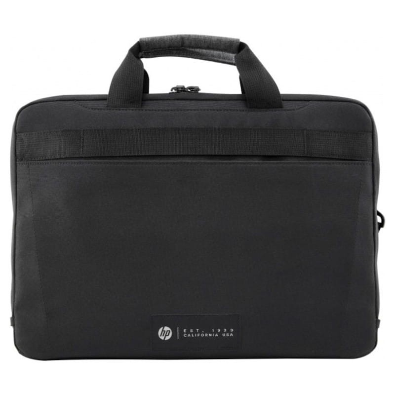 Vista frontal trasera del Maletín HP Renew Travel 2Z8A4AA Gris y Negro