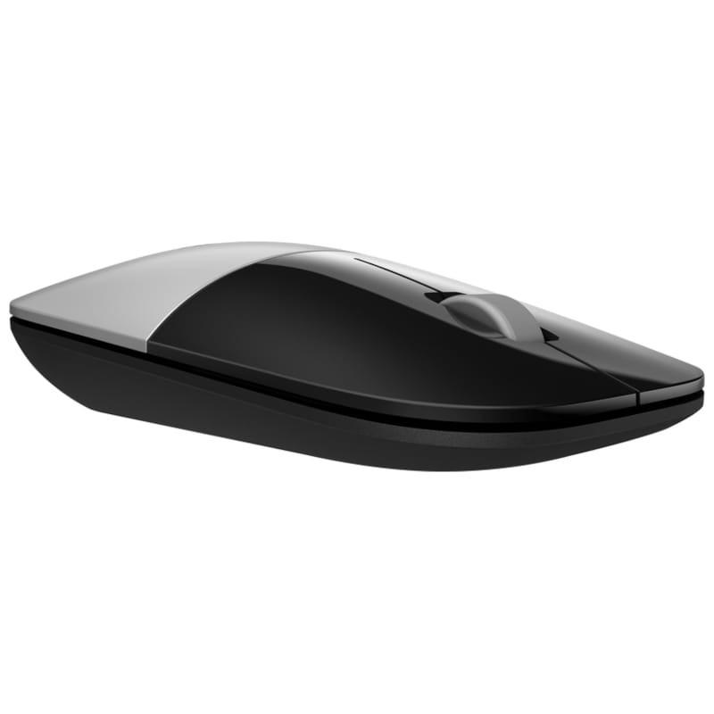 HP Z3700 Wireless Silver - Mouse sem fio - Vista lateral de 1200 DPI