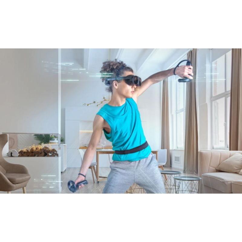 Conexão do Adaptador HTC Vive Wireless Dongle aos óculos de VR