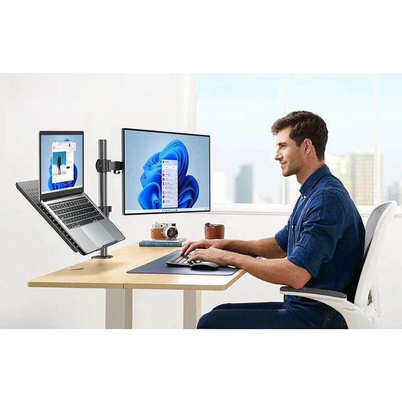 Adaptable Huanuo HNCM2 Pantalla de 13 a 32 pulgadas Negro - Soporte VESA para pantalla y portátil