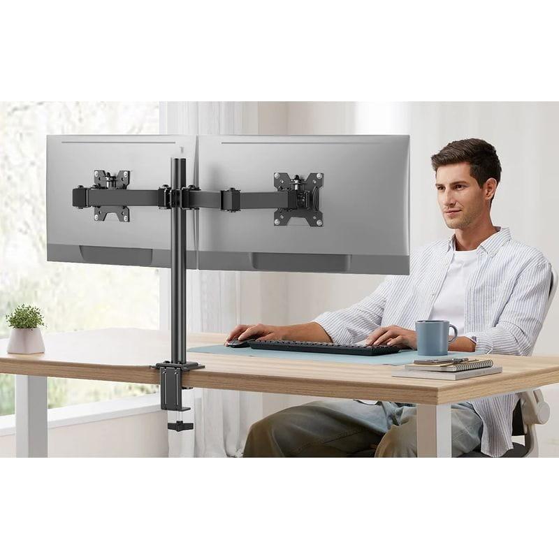 Rotation de Huanuo HNCM7 Deux écrans de 13 à 30 pouces Noir - Support VESA pour écran