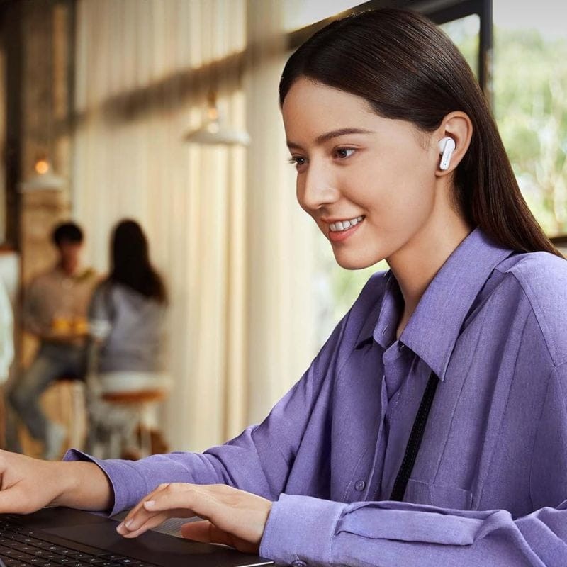 Huawei FreeBuds 6i TWS Blanco - Auriculares Bluetooth imagen real