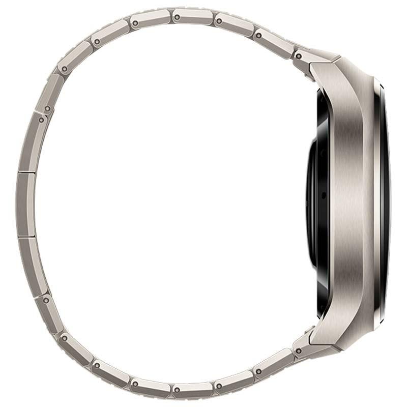 lateral izquierdo del Reloj inteligente Huawei Watch 4 Pro con Correa de Titanio