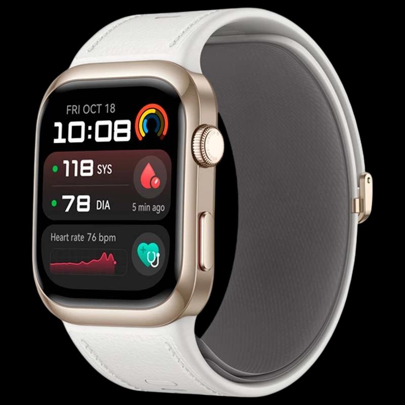 Huawei Watch D2 Branco com Bracelete de Pele - Smartwatch com GPS e NFC