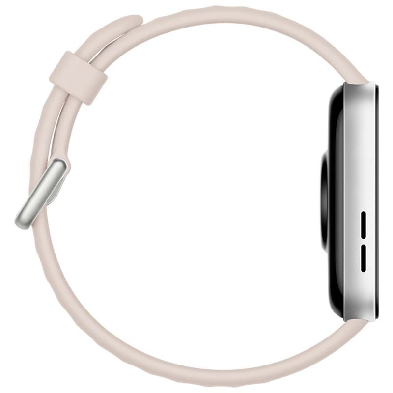 vista lateral do Relógio inteligente Huawei Watch Fit 3 Branco