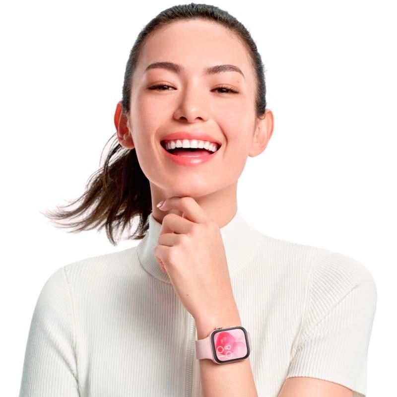 fotografia real do Relógio inteligente Huawei Watch Fit 3 Rosa