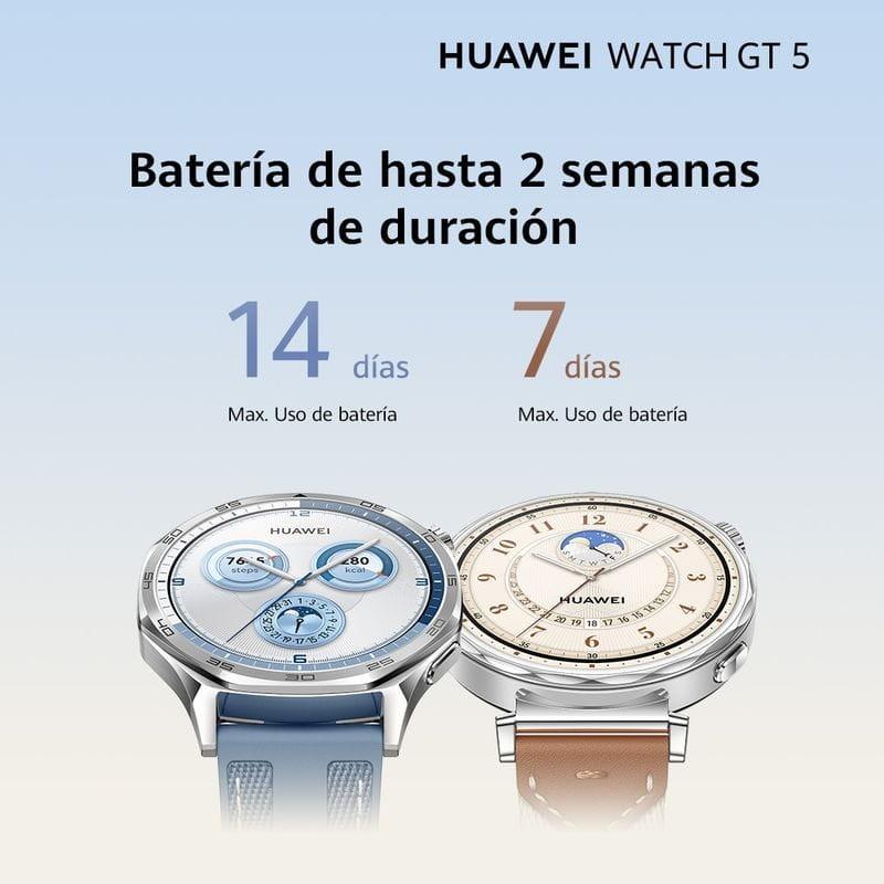 Adaptable Huawei Watch GT5 41mm GPS Correa Fluoroelastómero Azul - Reloj Inteligente