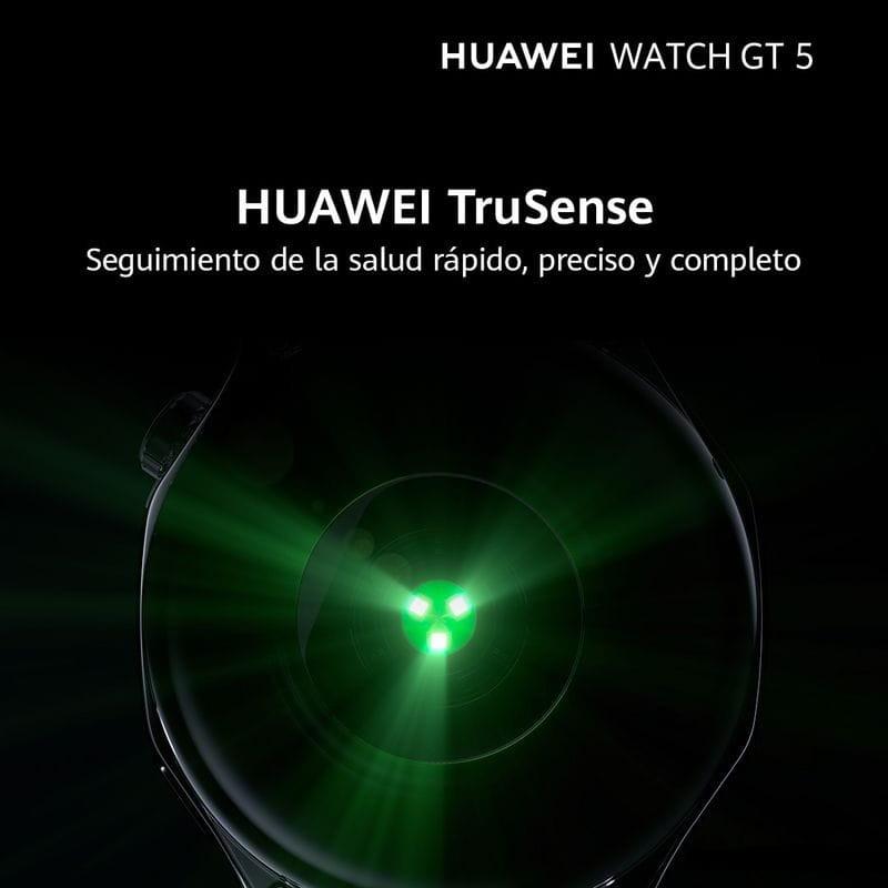 Sensor de Huawei Watch GT5 41mm GPS Correa Cuero Blanco - Reloj Inteligente