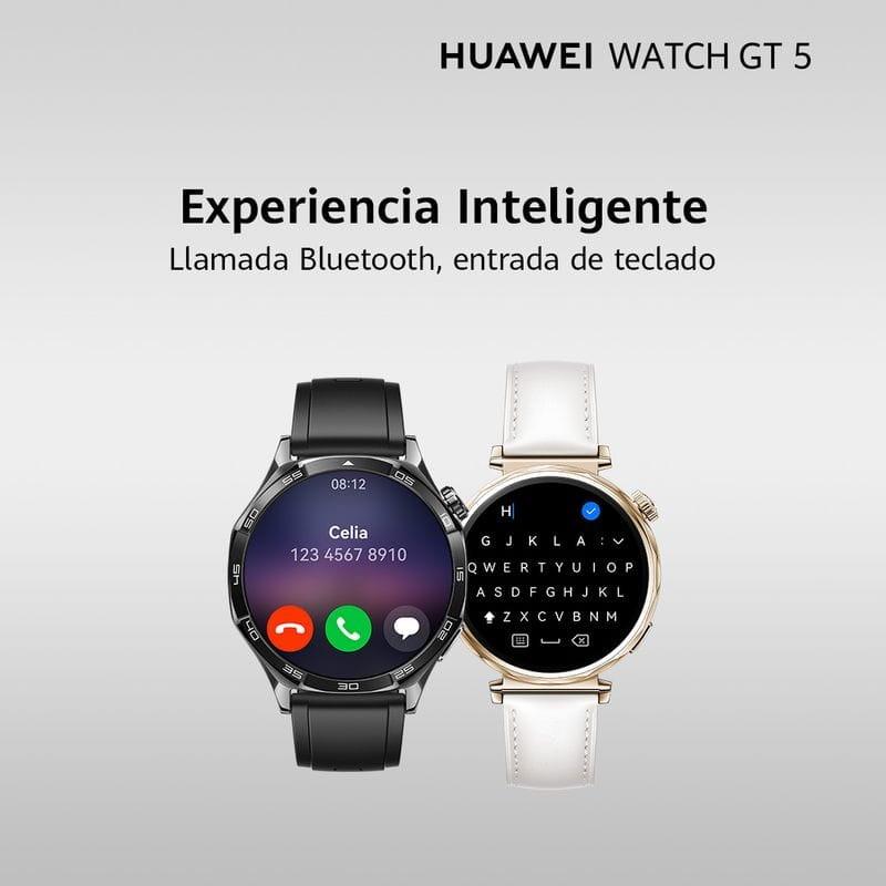 Potente Huawei Watch GT5 41mm GPS Correa Fluoroelastómero Negro - Reloj Inteligente