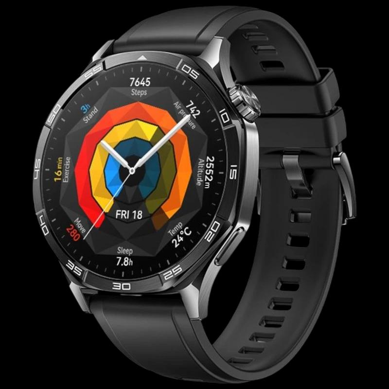 Huawei Watch GT5 46mm GPS Correa Fluoroelastómero Negro - Reloj Inteligente