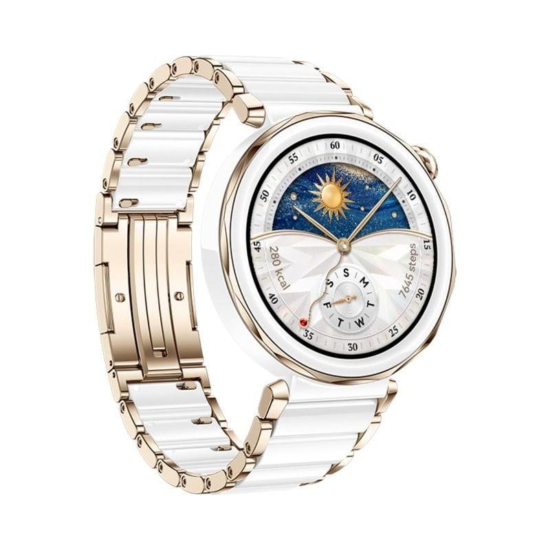 Pantalla de Huawei Watch GT5 Pro 42mm GPS Correa Cerámica Blanco - Reloj Inteligente