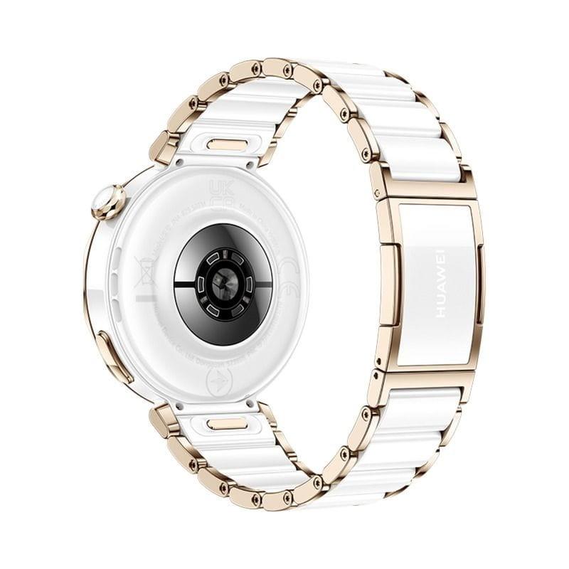 Trasera de Huawei Watch GT5 Pro 42mm GPS Correa Cerámica Blanco - Reloj Inteligente