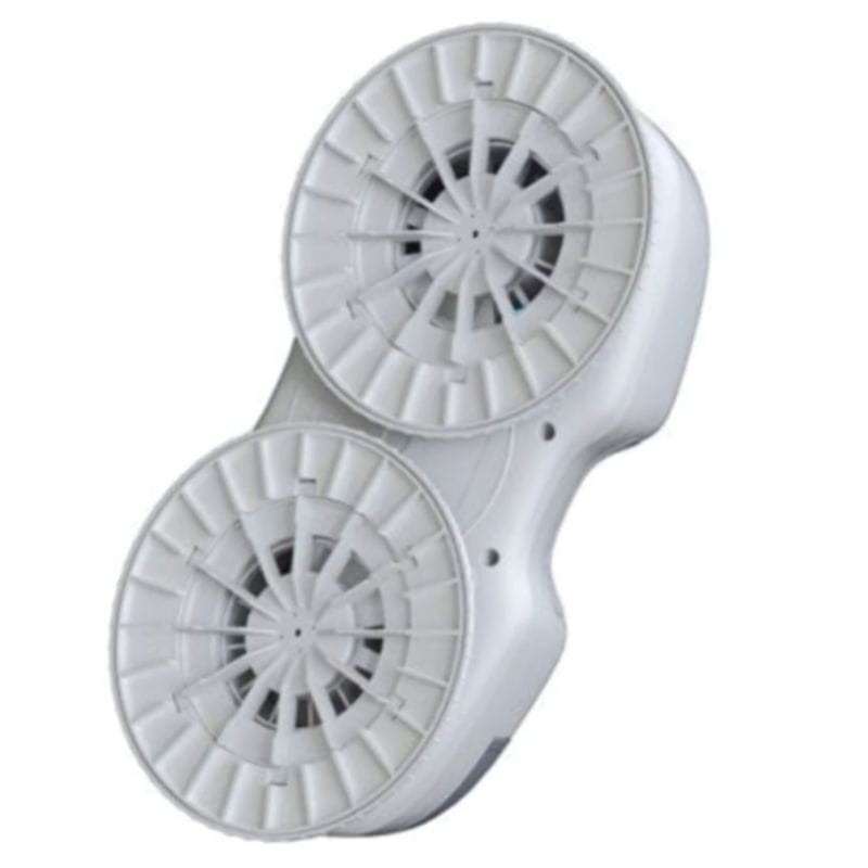 Parte traseira do robô de limpeza de vidros Hutt C7