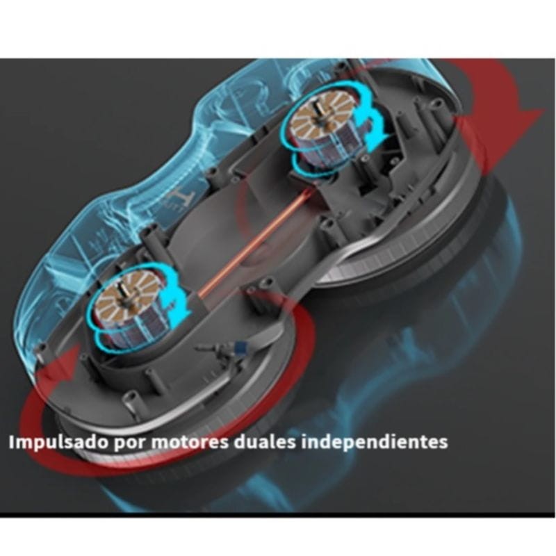 Robô de limpeza de vidros Hutt C7 com motor duplo