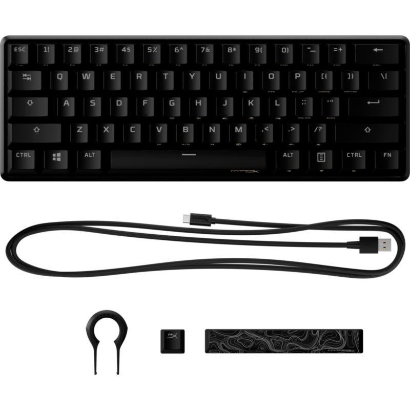 Contenu de la boîte du Clavier mécanique HyperX Alloy Origins 60 HX Red