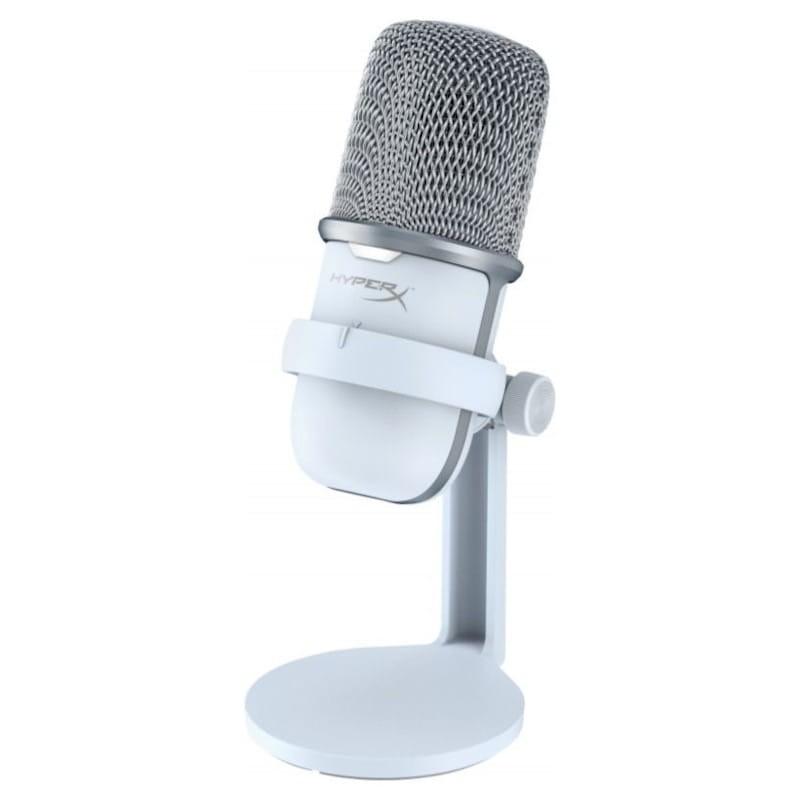 Perspective du Microphone de Jeu HyperX SoloCast USB Blanc
