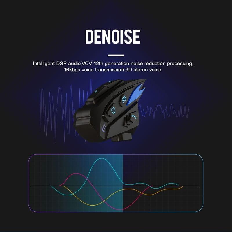 Grande qualité de Hysnox Shark - Interphone pour motos