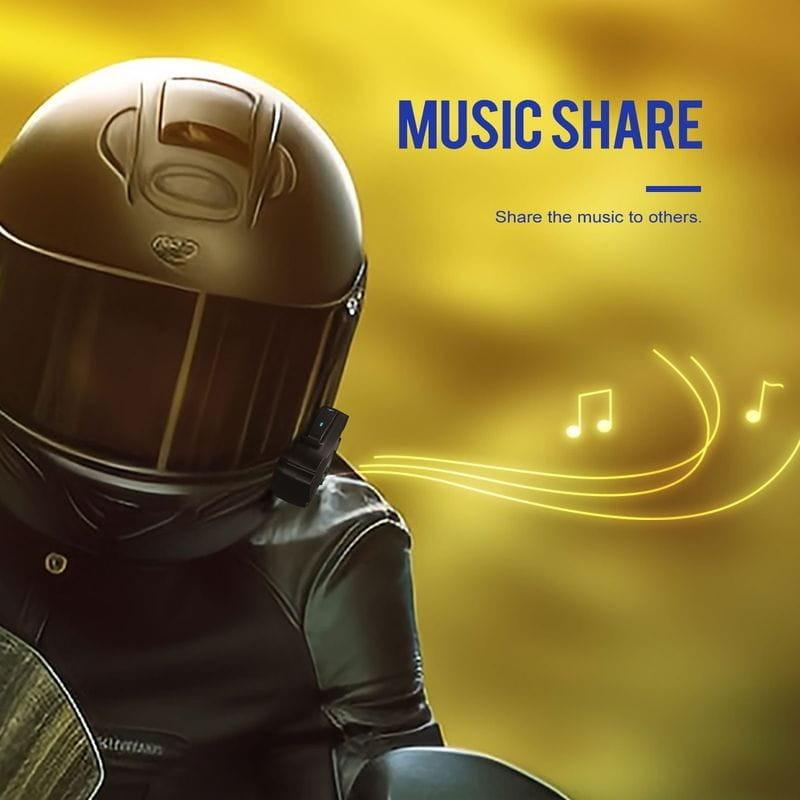 Micrófonos de Hysnox Shark Pro - Intercomunicador para Moto