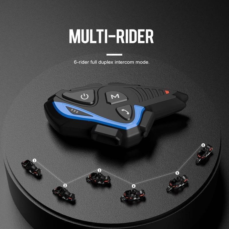 Gran calidad de Hysnox X6 Pro - Intercomunicador para Moto