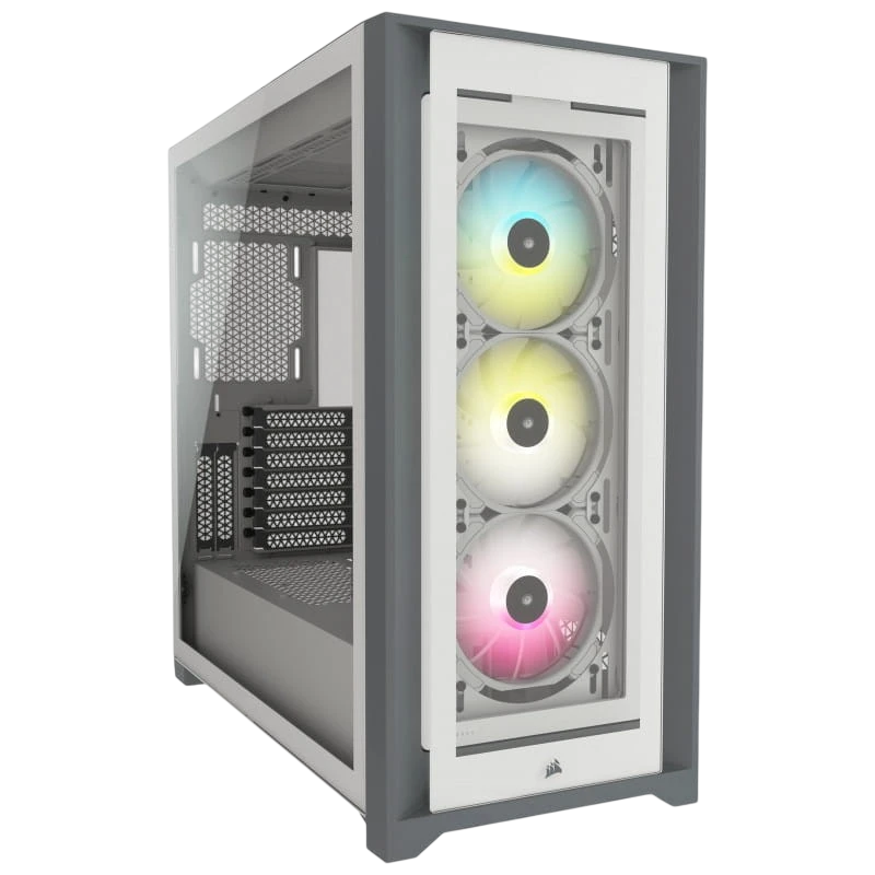 Corsair iCUE 4000X RGB Midi Tower Blanco