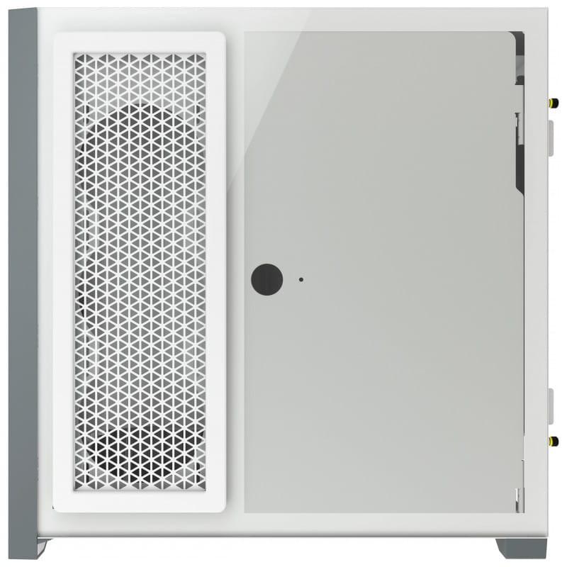 Corsair iCUE 4000X RGB Midi Tower Blanco imagen lateral