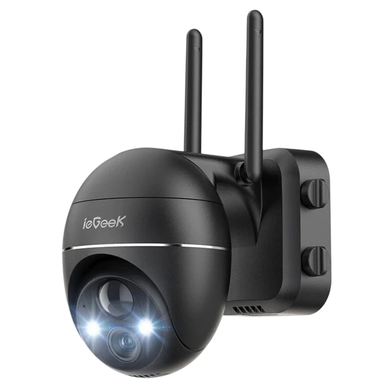 ieGeek ZS-GX1S 3MP/2K WiFi IP65 Negro - Cámara de Seguridad Exterior