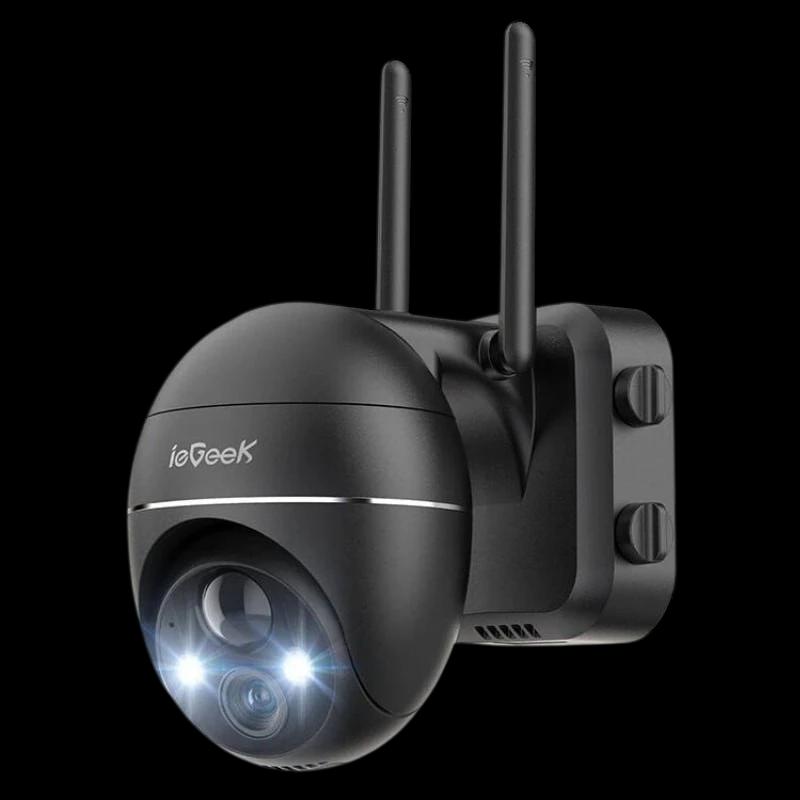 ieGeek ZS-GX1S 3MP/2K WiFi IP65 Negro - Cámara de Seguridad Exterior