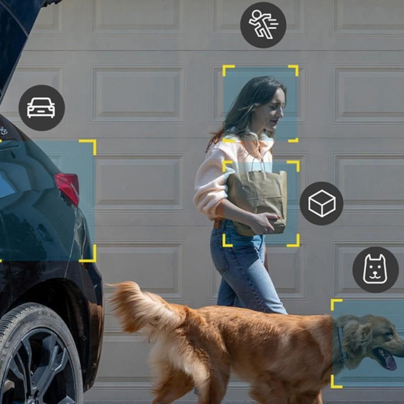 ieGeek ZS-GX1S 3MP/2K WiFi IP65 Negro - Cámara de Seguridad Exterior - detección inteligente