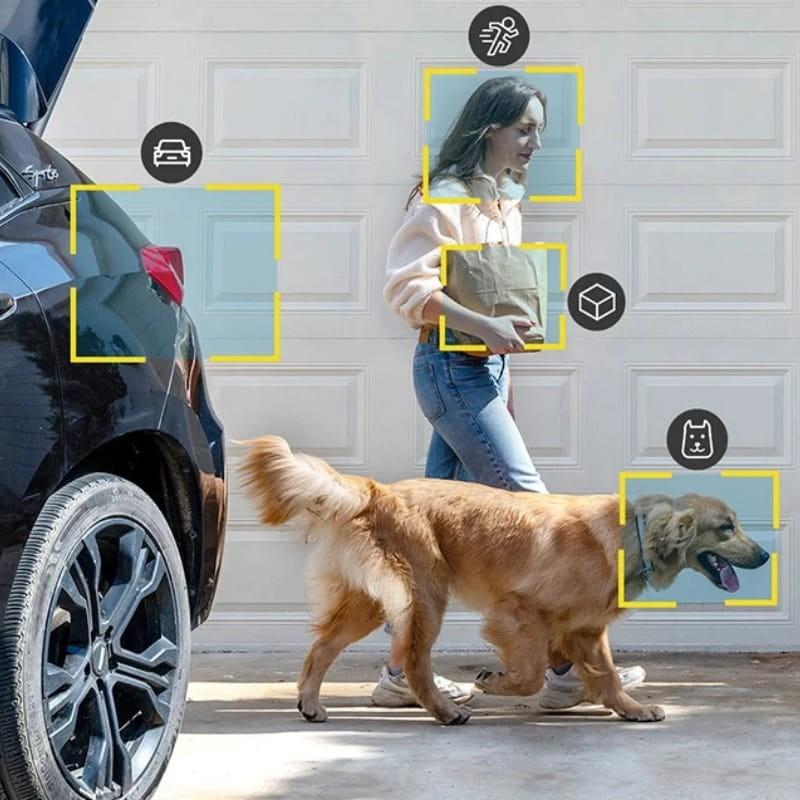 ieGeek ZS-GX4S 5MP/QHD IP65 WiFi Solar Blanco - Cámara de Seguridad Exterior - detección inteligente