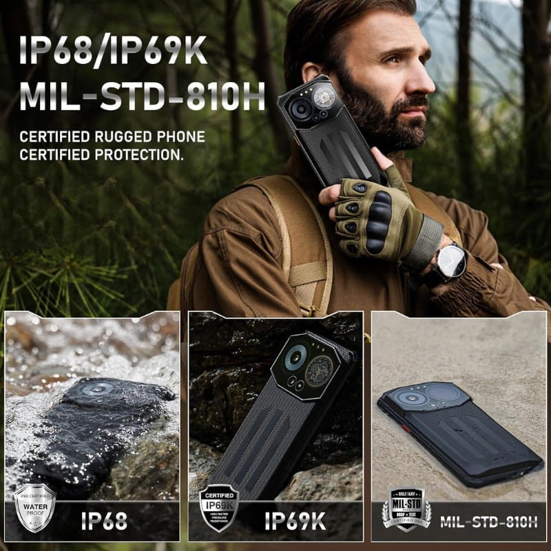 iiiF150 B3C 4GB/256GB Gris Granito Rugged - certificaciones de resistencia