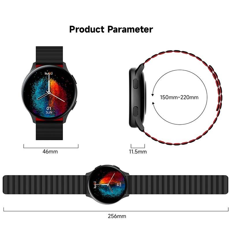 Imiki KW66 Pro Negro - dimensiones