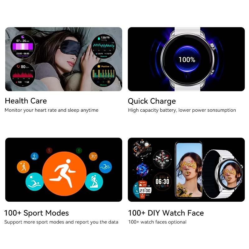 Imiki TG2 Negro - funciones de salud y deporte