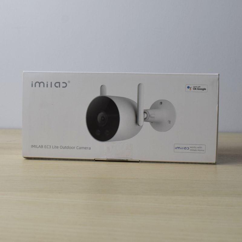 foto real de la caja Cámara de Seguridad IP Imilab EC3 Lite 2K Exterior IP66