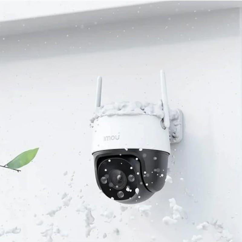 Pared de Imou Cruiser SE+ 3Mpx 2560x1440px Visión Nocturna a color PIR Micrófono WiFi Blanco - Cámara de seguridad IP