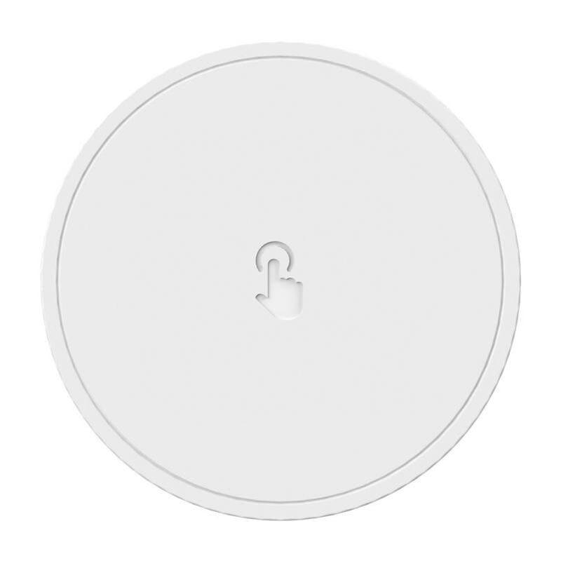 Detalhe do botão do IMOU IOT-TRV1-EU + 6 adaptadores