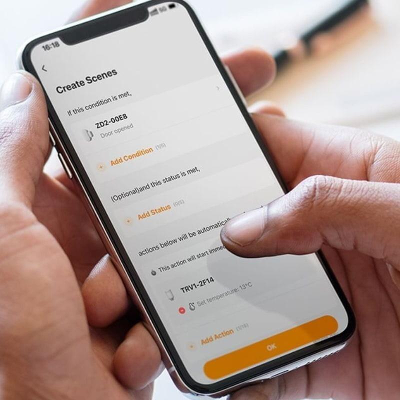 Controle pelo APP Broadlink Life do IMOU IOT-TRV1-EU + 6 adaptadores