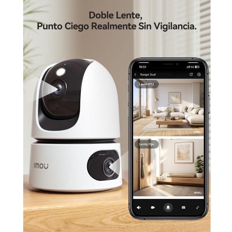 IMOU Ranger Dual 6MP Visión nocturna Wi-Fi Blanco - Cámara de seguridad imagen con la app