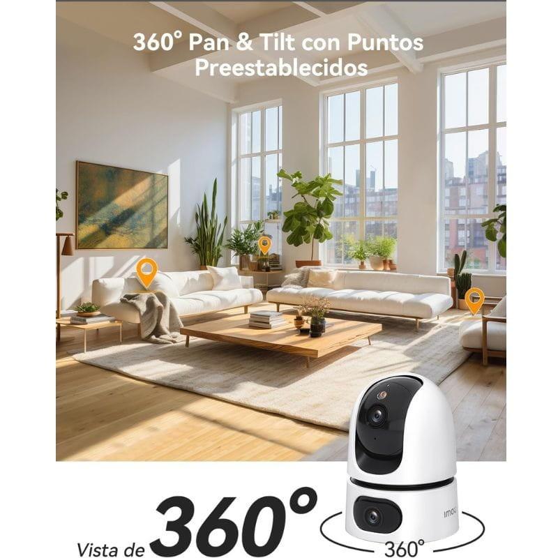 IMOU Ranger Dual 6MP Visión nocturna Wi-Fi Blanco - Cámara de seguridad giro 360 grados