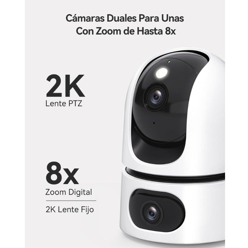 IMOU Ranger Dual 6MP Visión nocturna Wi-Fi Blanco - Cámara de seguridad resolución