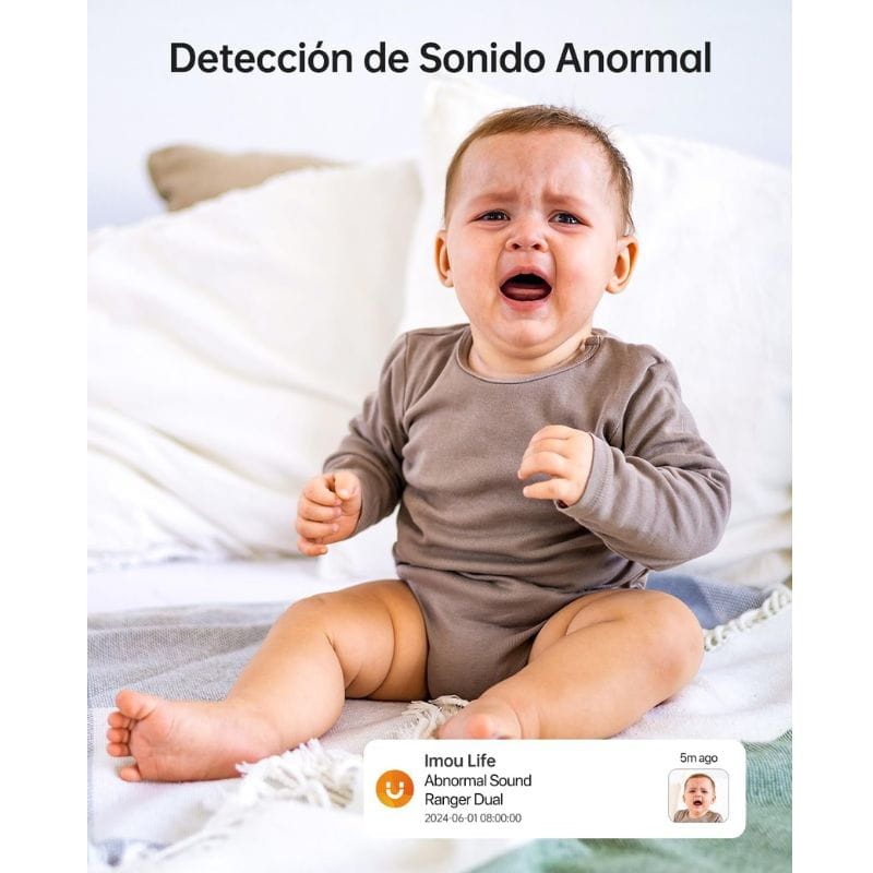 IMOU Ranger Dual 6MP Visión nocturna Wi-Fi Blanco - Cámara de seguridad detección de sonido anormal