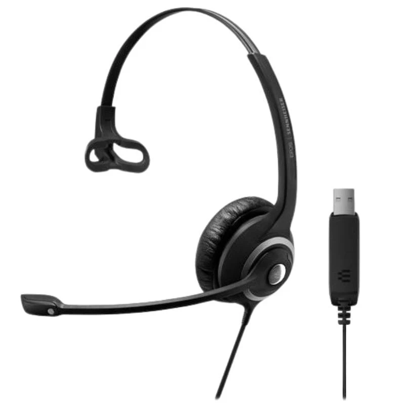 EPOS Impact SC 230 Monaural Easy Disconnect Noir - Casque d'écoute avec microphone