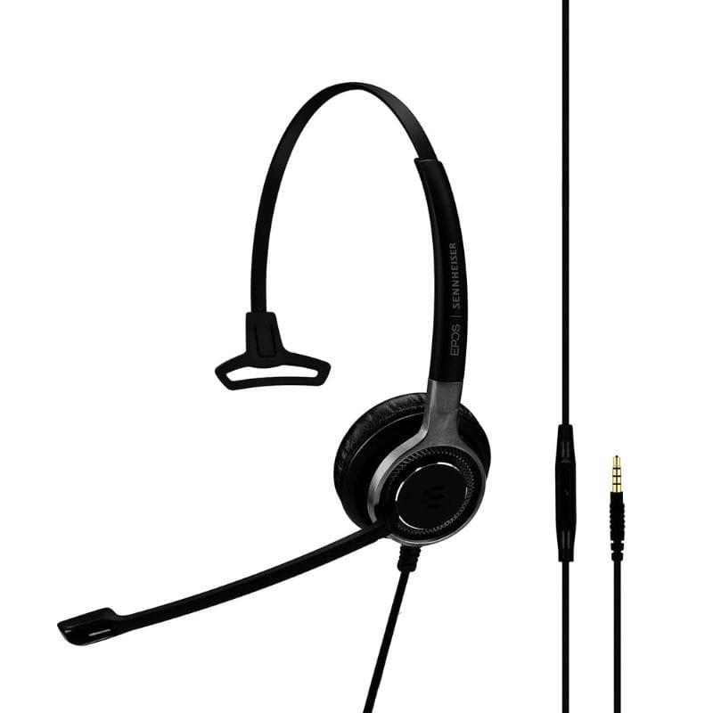 EPOS Impact SC 635 3.5 mm Jack 3.5 mm Monoaural Black - Casque d'imagerie avec câble jack 3.5 mm
