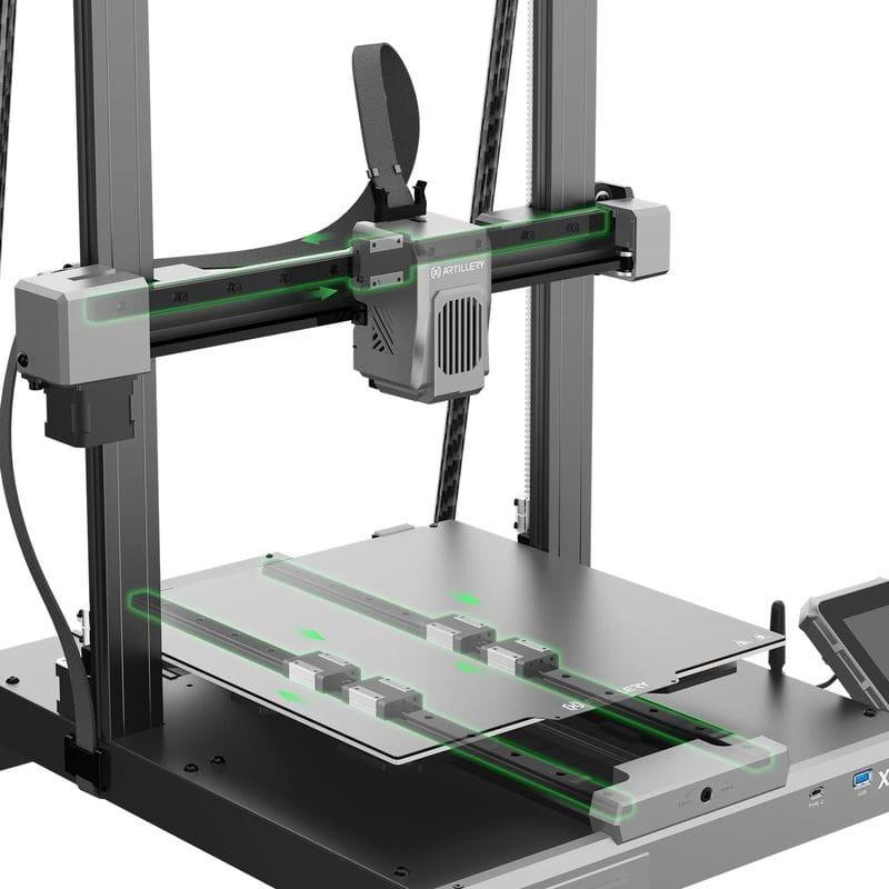 Puissant de Imprimante 3D Artillery Sidewinder X4 Plus S1 Noir - Imprimante FDM