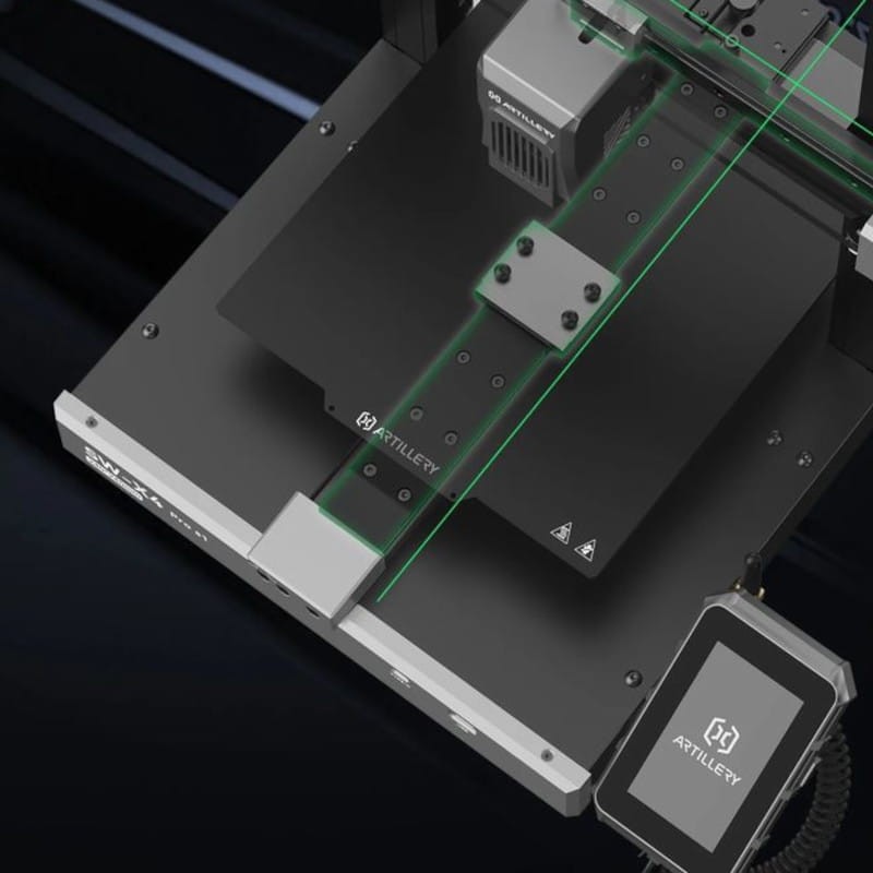 Placa de Impresora 3D Artillery Sidewinder X4 Pro S1 Negro - Impresora FDM